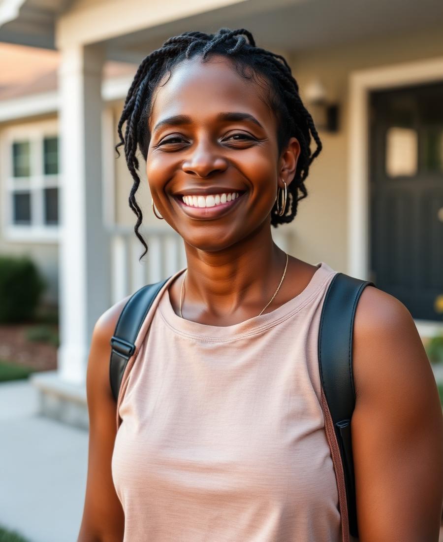 Portrait of Maya R., Solace Living resident